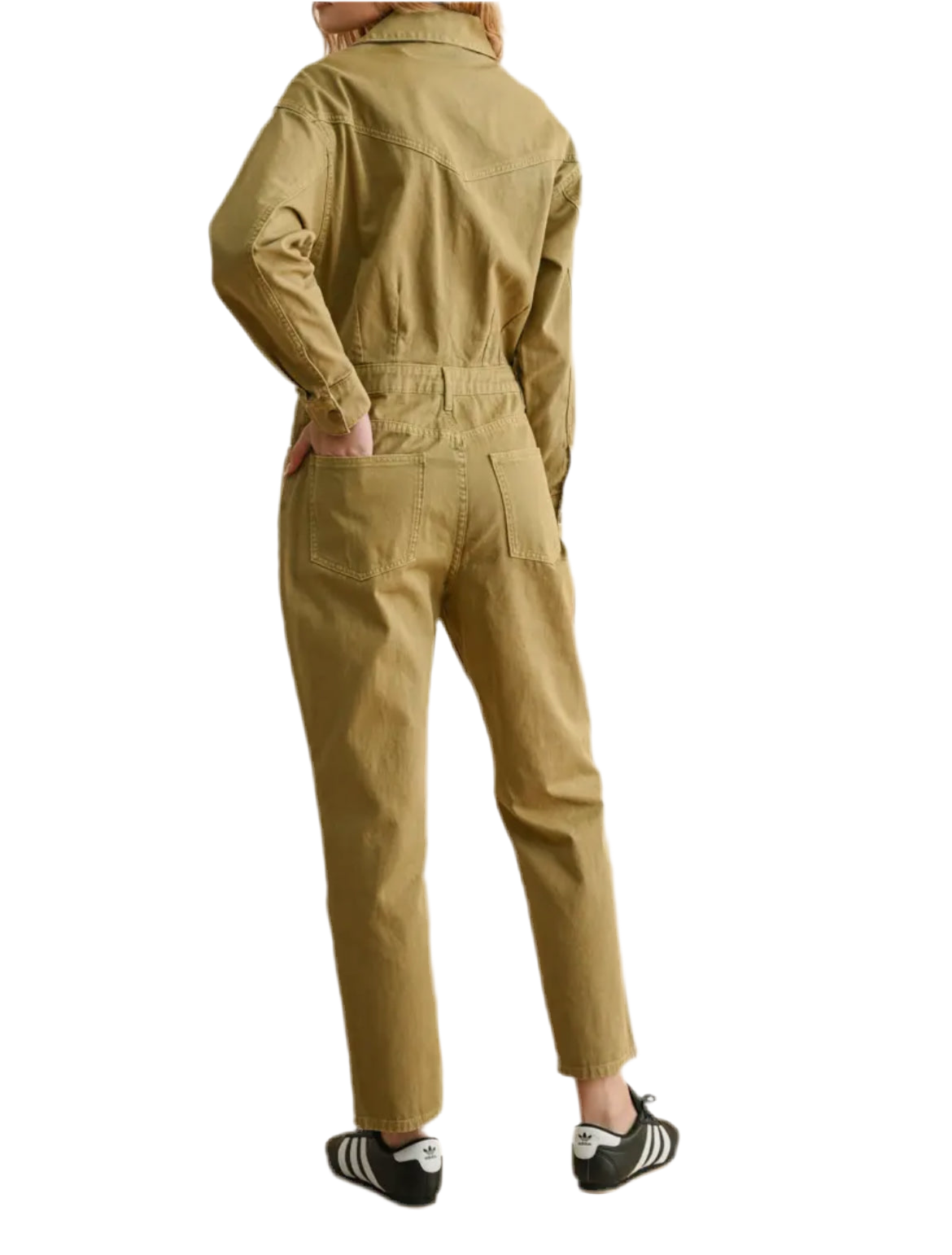 Long Sleeve Utility Jumpsuit