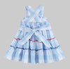 Blue Gingham Layered Sundress