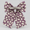 Purple Halloween Ghosts Bow