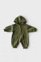 Zip Up Hooded Jumpsuit
