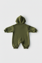 Zip Up Hooded Jumpsuit