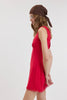 Linen & Lace Mini Dress