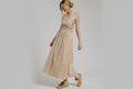Cotton Strapless Corset Dress