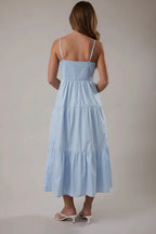 Spring Midi Poplin Dress
