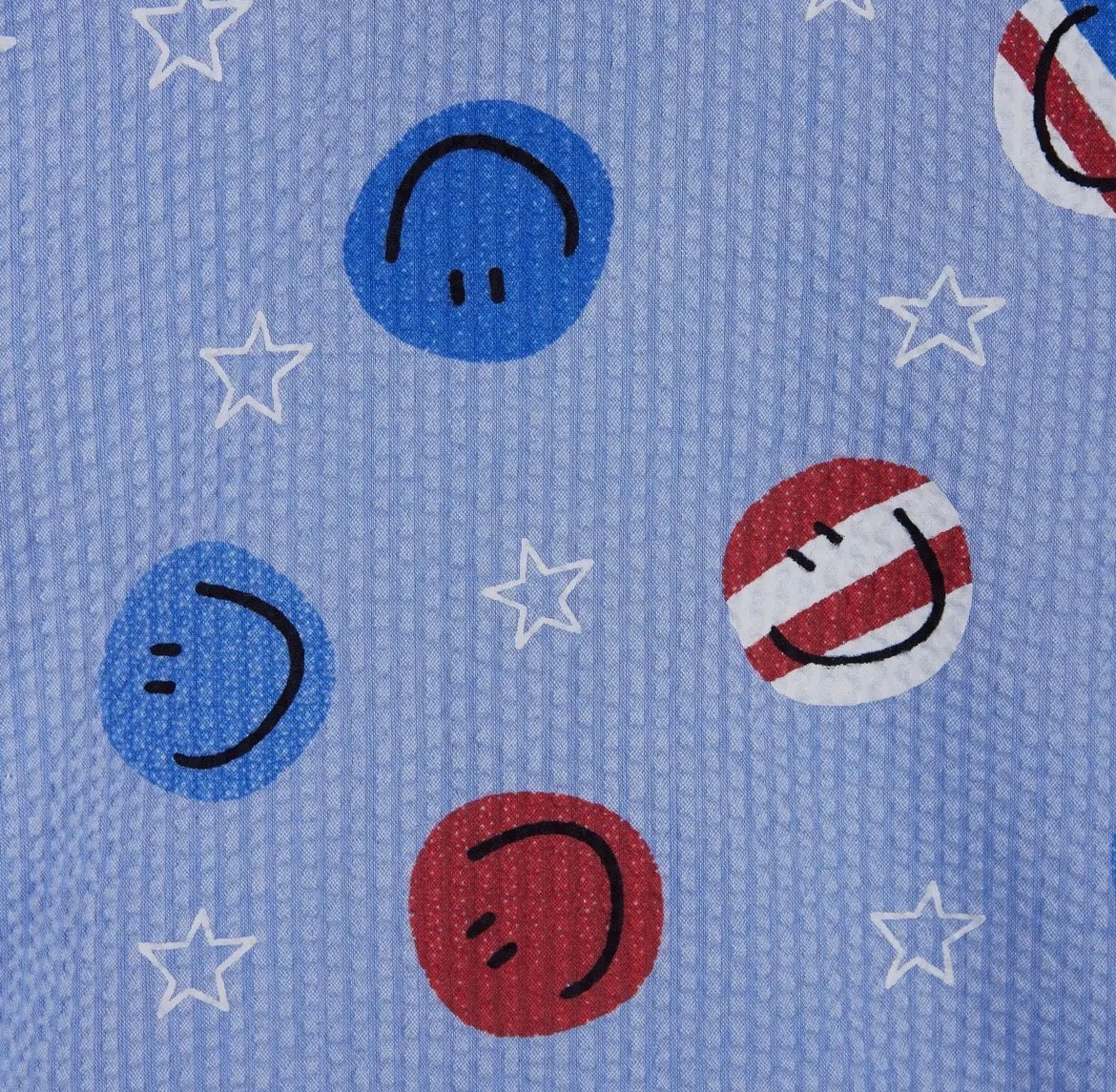 Happy Face Seersucker Set