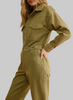 Long Sleeve Utility Jumpsuit