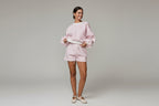 Gingham Sweatshirt & Short Set