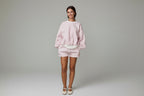 Gingham Sweatshirt & Short Set