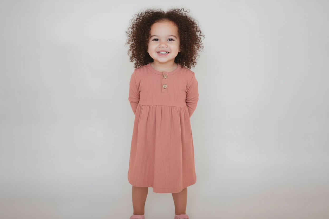 Ribbed Organic Cotton Dress