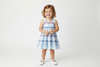 Blue Gingham Layered Sundress