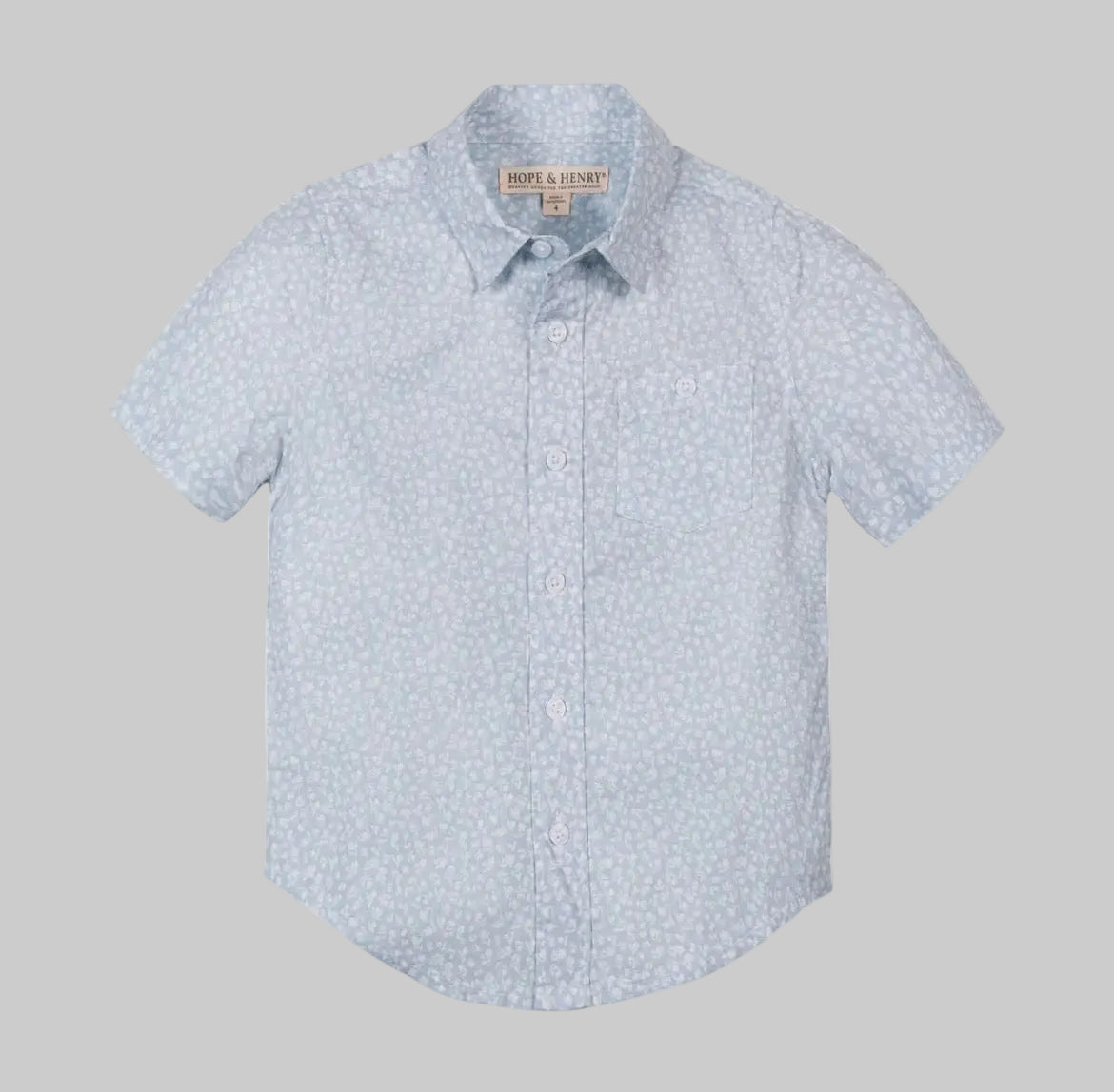 Floral Linen Short Sleeve Shirt