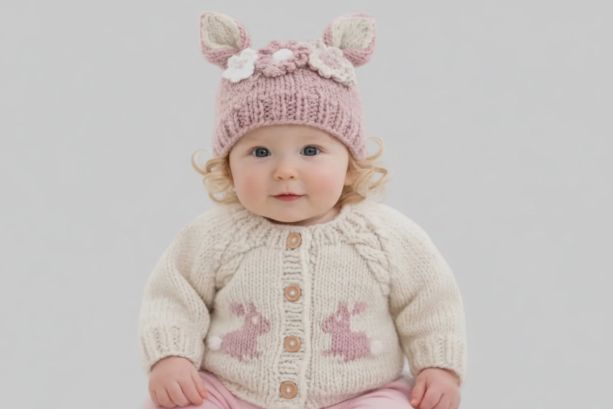 Rosy Bunny Cardigan