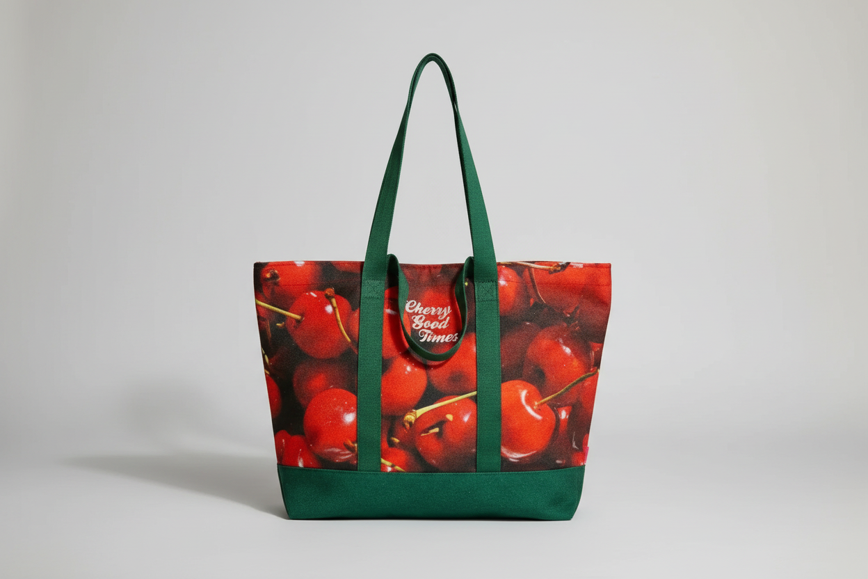 Cherries Large Tote