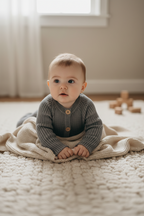 Cotton Knit Romper