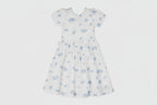 Organic Sateen Puff Sleeve Dress