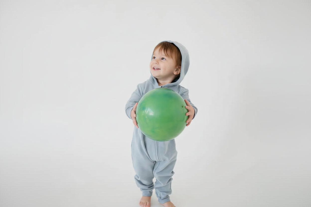 Organic Cotton Hoodie Romper