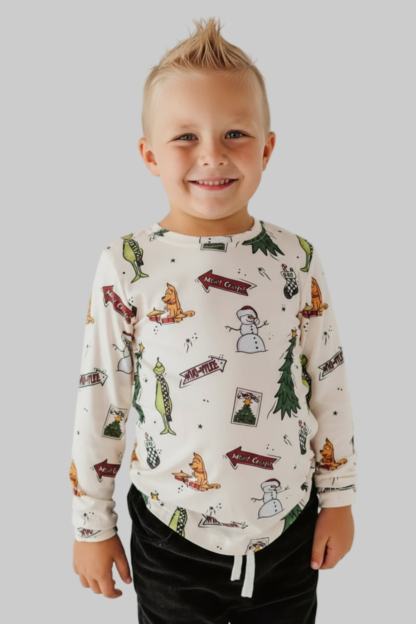 Retro Grinch Bamboo Shirt