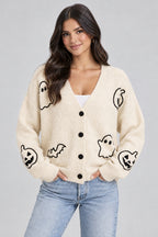 Halloween Ghost Cardigan
