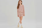Red Stripe Terry Set