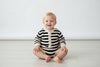 Striped Cotton Cardi Set