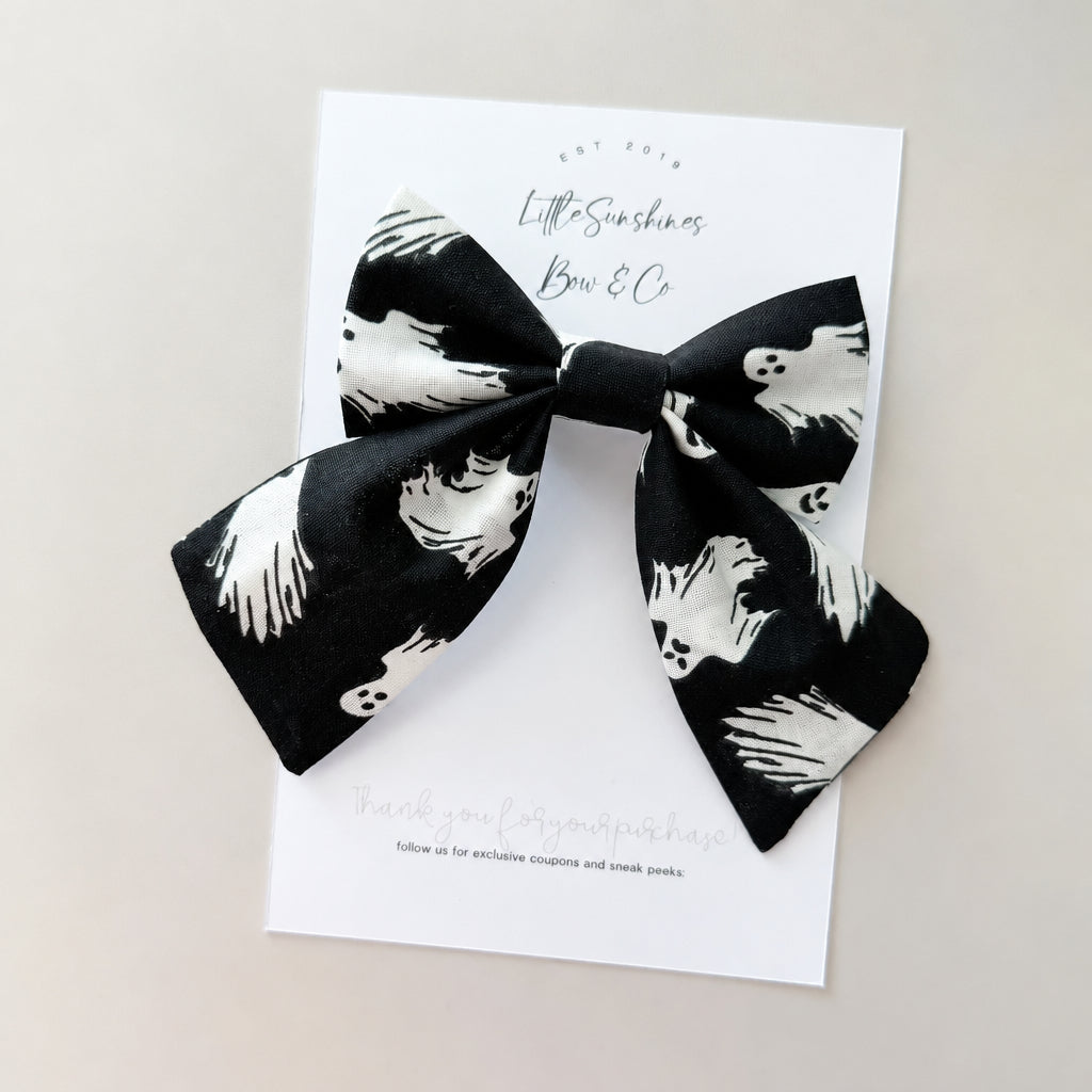 Halloween Ghosts Bow