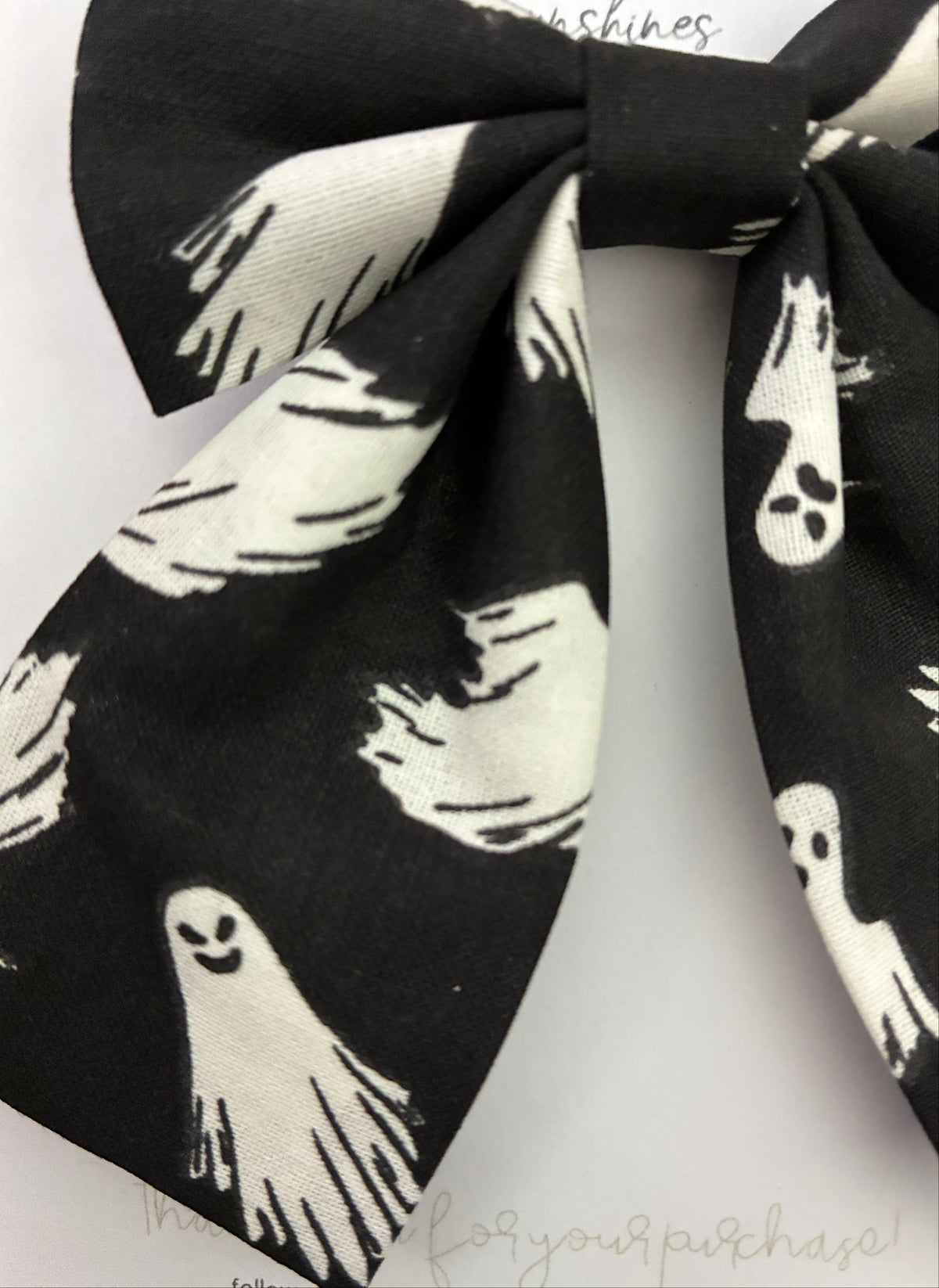 Halloween Ghosts Bow