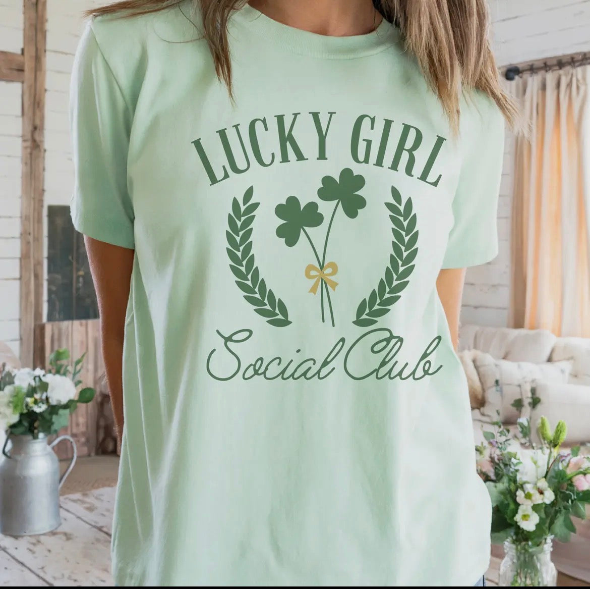 St. Patrick's Day Lucky Girl Tee