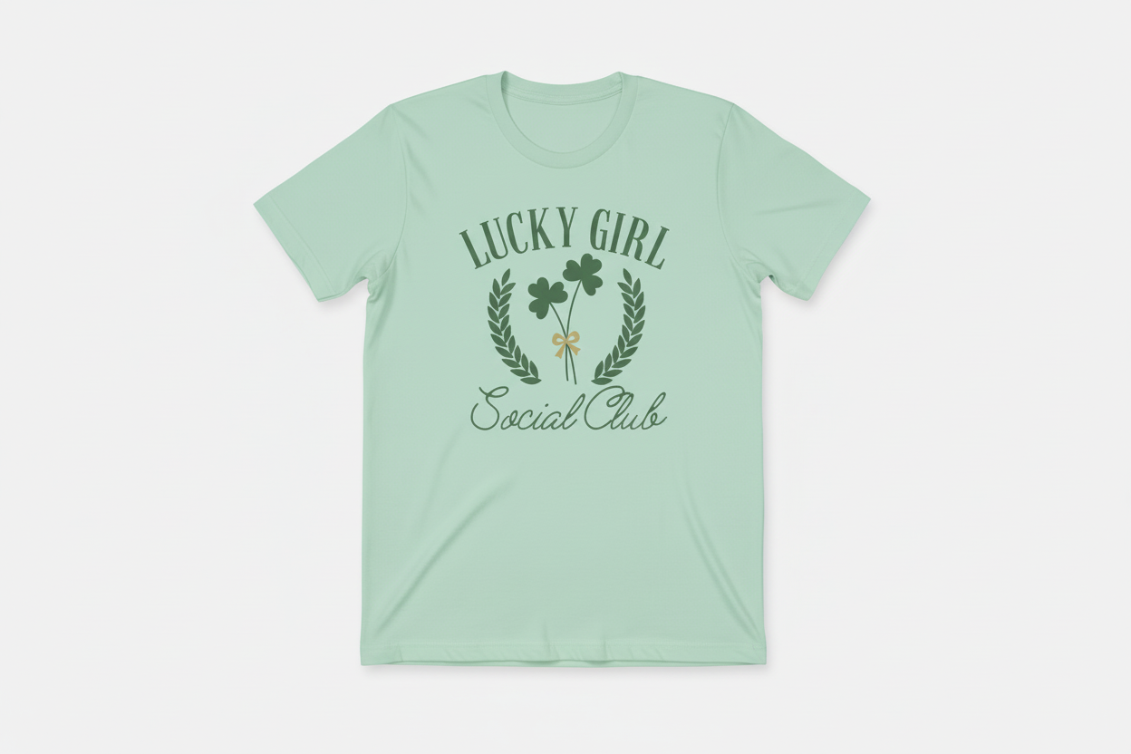 St. Patrick's Day Lucky Girl Tee