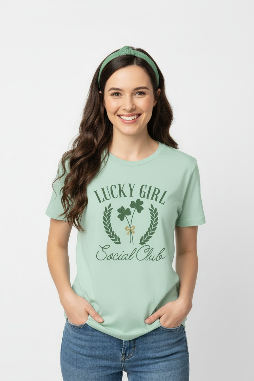 St. Patrick's Day Lucky Girl Tee