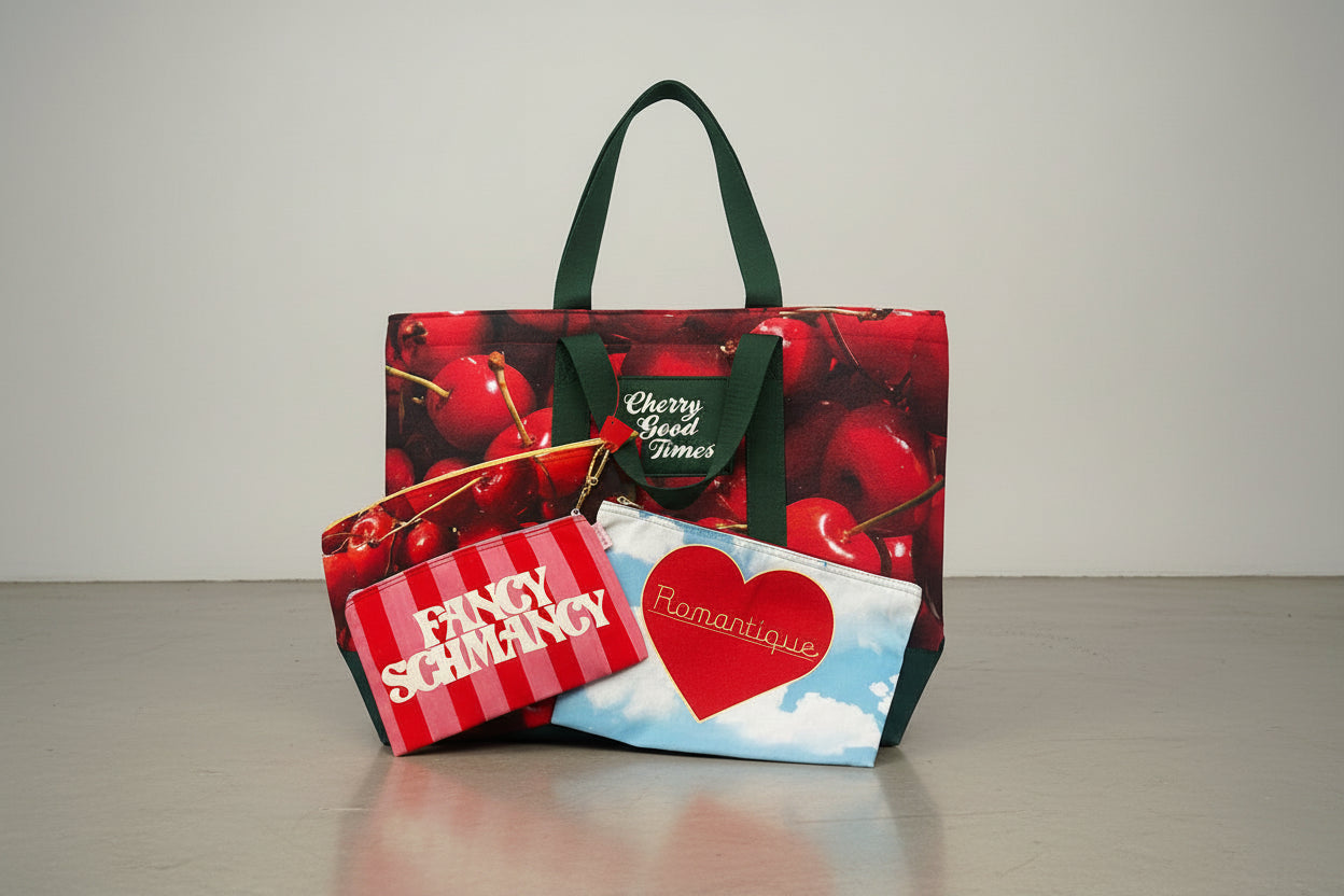 Cherries Large Tote