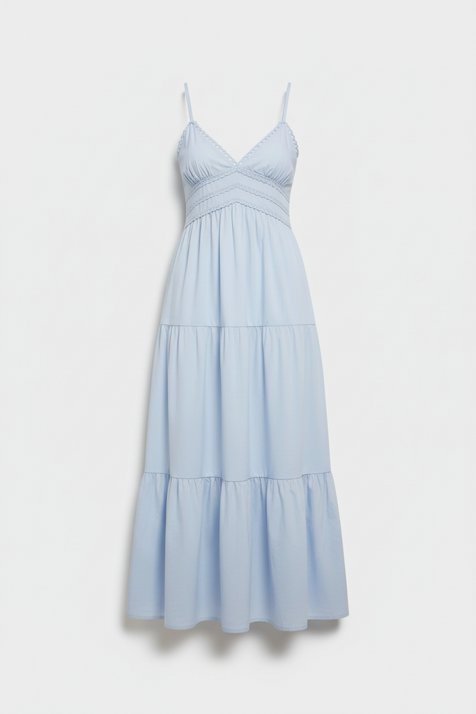 Spring Midi Poplin Dress