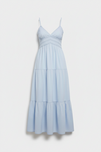Spring Midi Poplin Dress