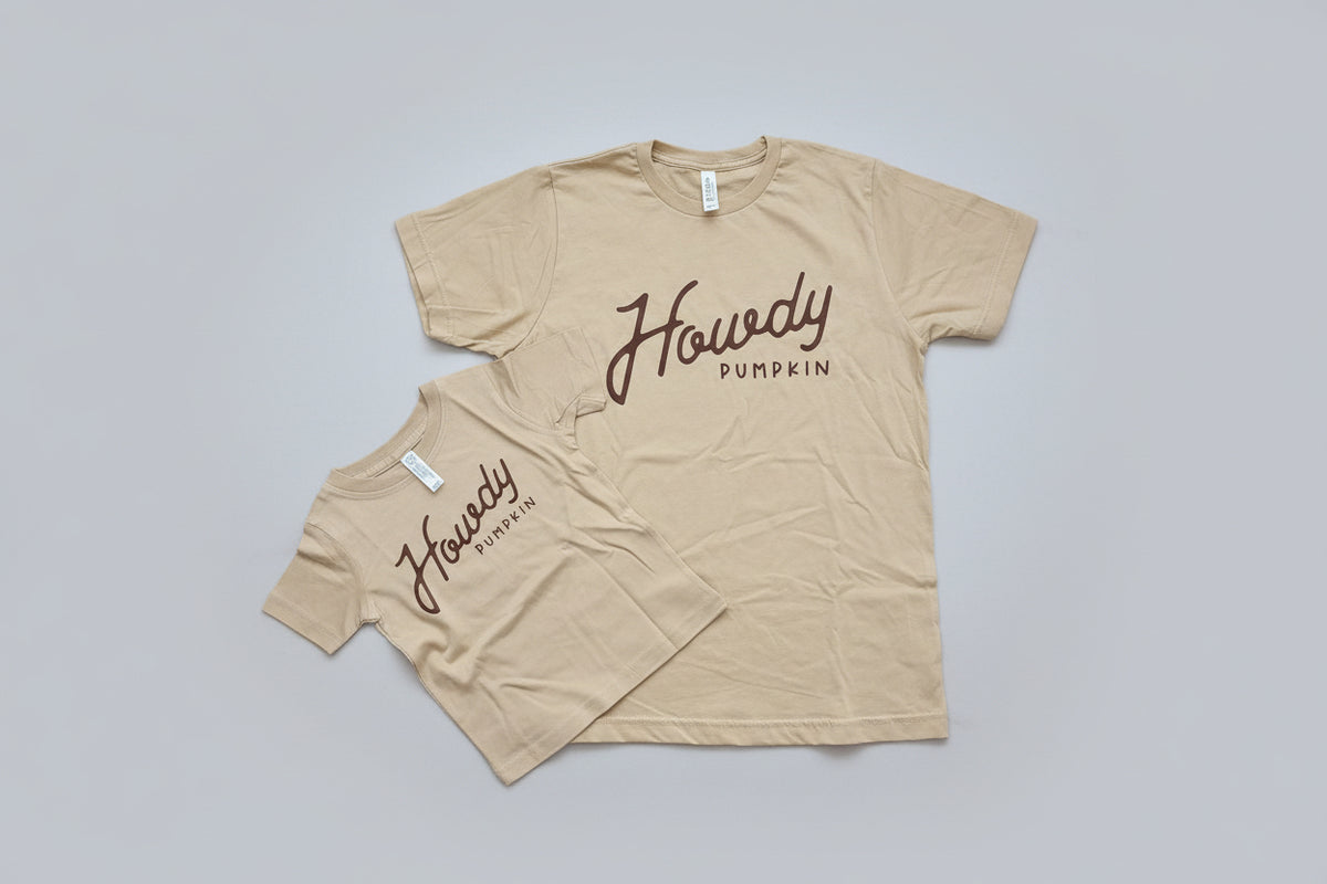 Howdy Pumpkin Tee - Adult