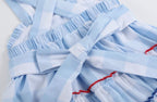 Blue Gingham Layered Sundress