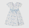 Organic Sateen Puff Sleeve Dress