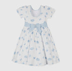 Organic Sateen Puff Sleeve Dress