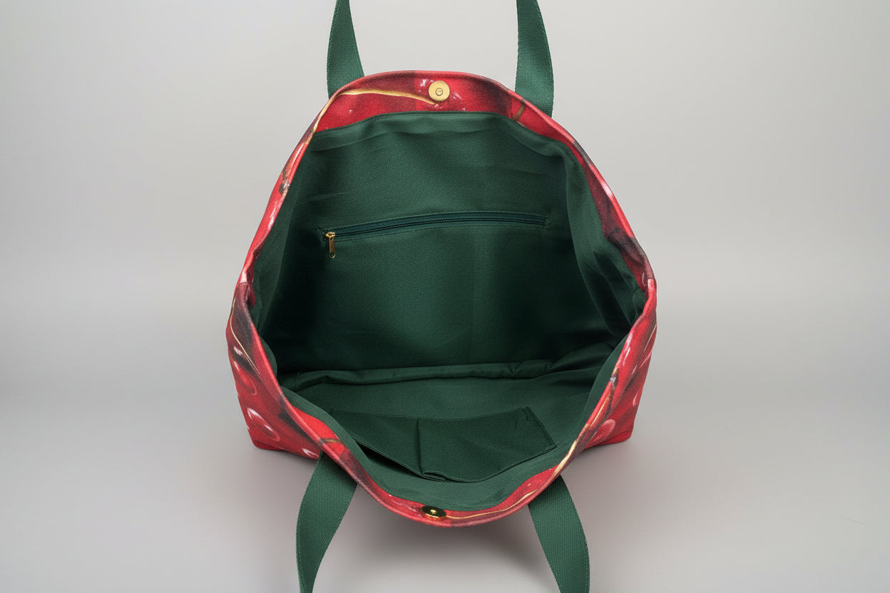 Cherries Large Tote