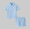 Andy & Evan Buttondown & Shorts Set