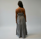 Gingham Cotton Maxi Dress