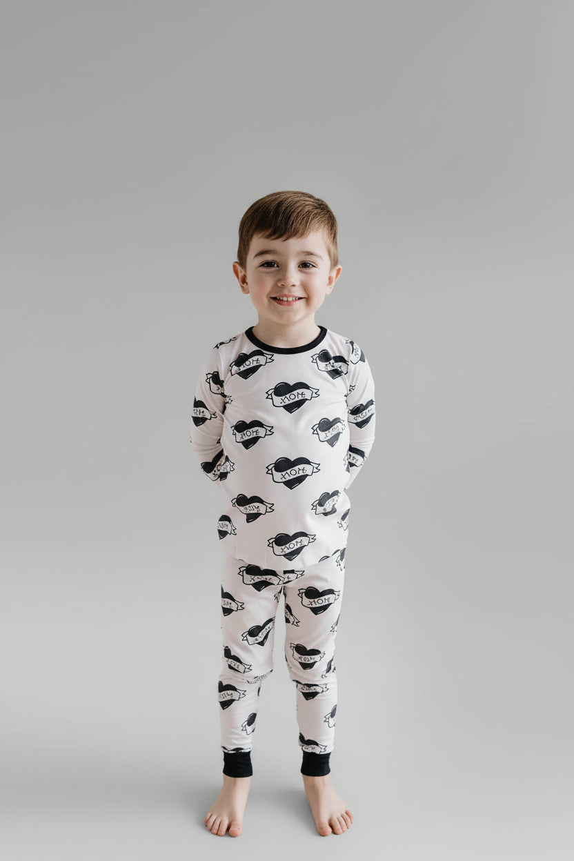 Mom Heart Bamboo Set