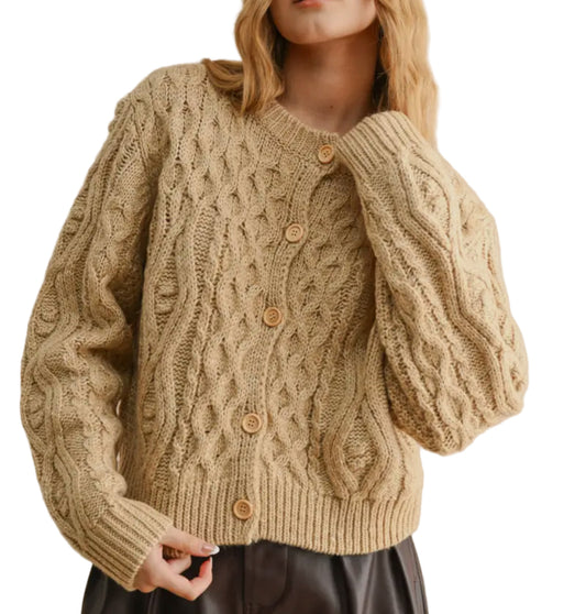 Cable Knit Cardigan