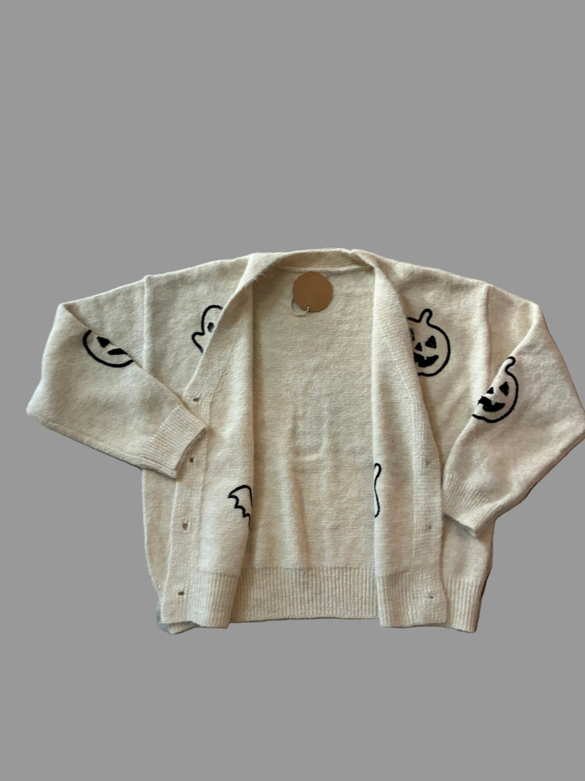 Halloween Ghost Cardigan