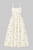 Autumn Leaves & Acorns Embroidered Dress