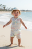 Andy & Evan Romper & Hat Set
