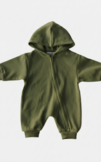 Zip Up Hooded Jumpsuit