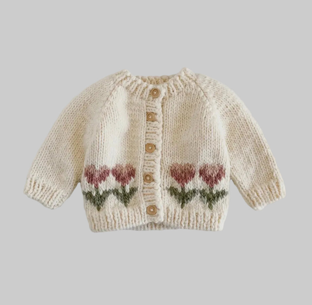 Tulip Flower Cardigan