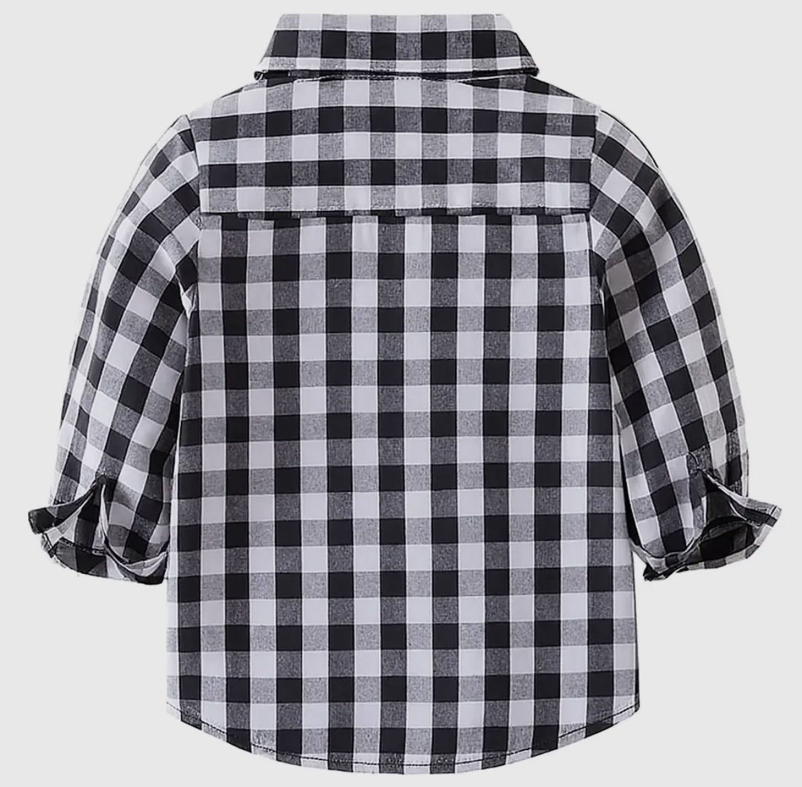 Plaid Cotton Button Down Shirt
