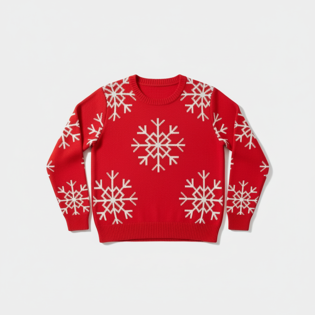 Snowflake Knitted Sweater