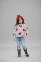 Heart Pearl Sweater