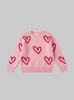 Pink Hearts Sweater